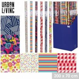 Papier Cadeau Décor Classique - 200x70cm pour Emballage Cadeaux, Fêtes et Occasions Spéciales