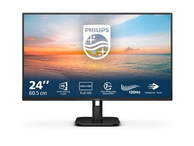 Écran LED Philips 24E1N1100A - 24 pouces Full HD 1920x1080 IPS 100 Hz - HDMI VGA pour bureau et organisation professionnelle
