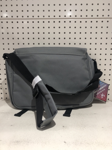 Sac bandoulière Enrico Benetti - gris - capacité moyenne pour usage scolaire et professionnel