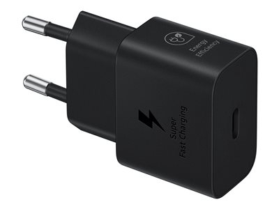 Chargeur secteur Samsung EP-T2510N - USB-C 25W noir pour smartphone et tablette