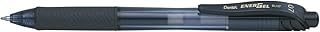 Stylo roller gel Pentel Energel BL107 - Noir 0,7 mm - Lot de 3 pour écriture fluide