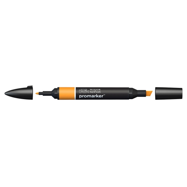Marqueur Winsor & Newton Promarker O567 Ambre - Double Pointe Fine et Large pour Dessin et Illustration