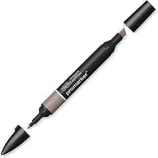 Marqueur Winsor & Newton Promarker 0WG4 Gris Chaud 4 - Double Pointe Idéal pour Artistes et Designers