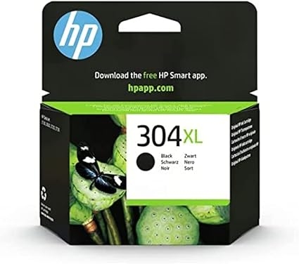 Cartouche d'encre HP 304XL noire - Grande capacité pour impression haute qualité compatible imprimantes HP