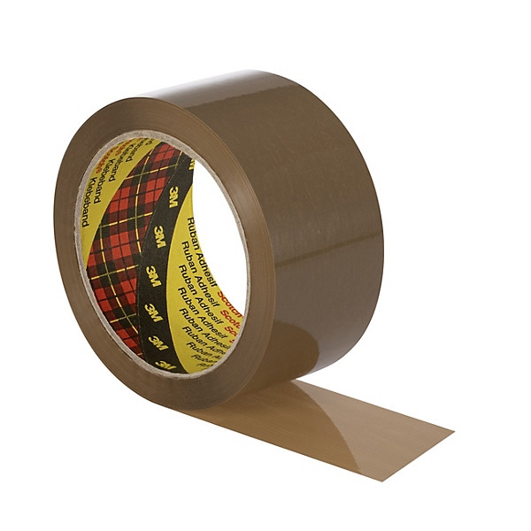 Ruban adhésif 3M Scotch 371 - Polypropylène 38 mm x 66 m pour emballage et bureau