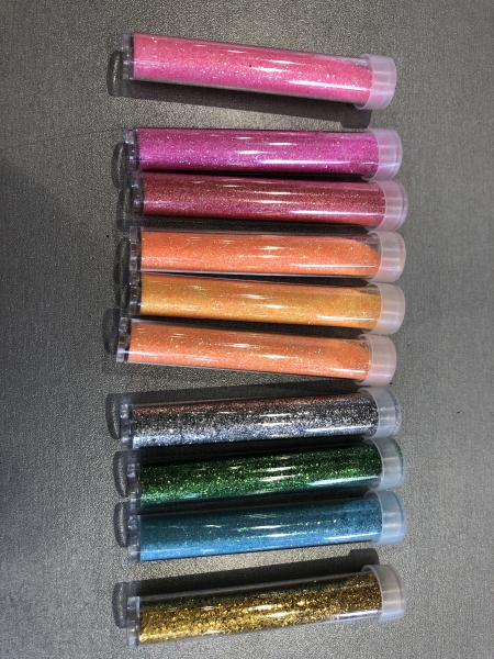Paillettes loisirs créatifs - Tube 3g paillettes ultra fines multicolores pour décoration printanière et projets artistiques