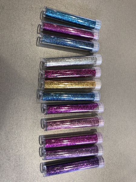 Paillettes loisirs créatifs - Tube 3g paillettes ultra fines multicolores pour décoration printanière et projets artistiques