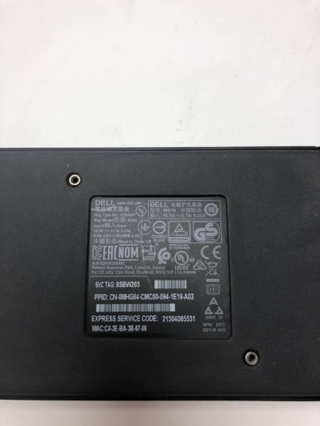 Station d'Accueil Dell WD19 - 9 Ports USB-C HDMI Ethernet pour Ordinateurs Portables