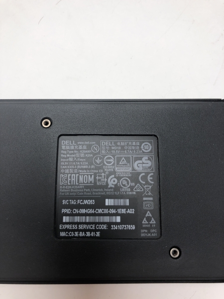 Station d'accueil Dell WD19 - 2 DisplayPort, USB-C, HDMI, Ethernet pour ordinateurs portables Dell