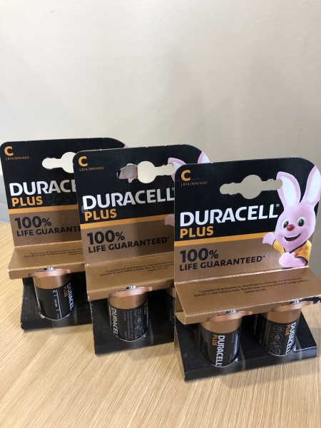 6 Piles DURACELL Plus LR14 C