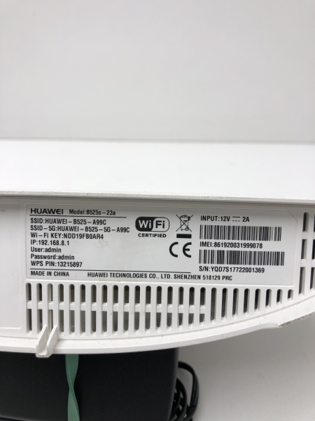 HUAWEI B525 routeur sans fil Gigabit Ethernet Bi-bande 4G Blanc