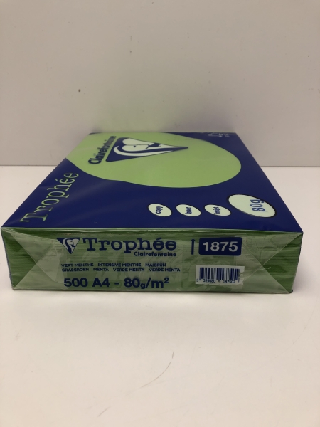 Ramette feuille Vert menthe A4 CLAIREFONTAINE