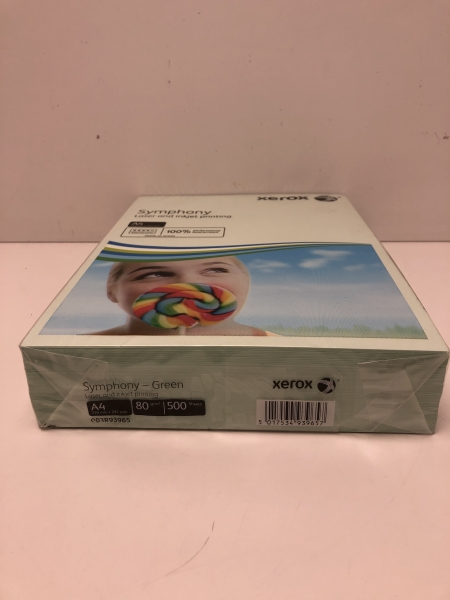Ramette feuille Symphony Vert pastel A4 80g/m² Xerox 