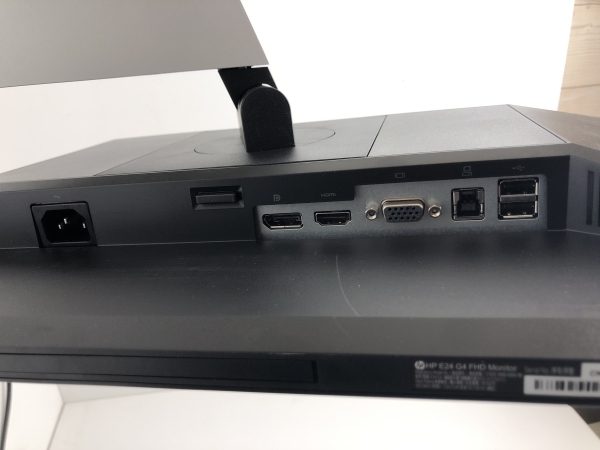 Écran HP E24 G4 - Moniteur LED 24 pouces Full HD 1920x1080 pour bureau et télétravail