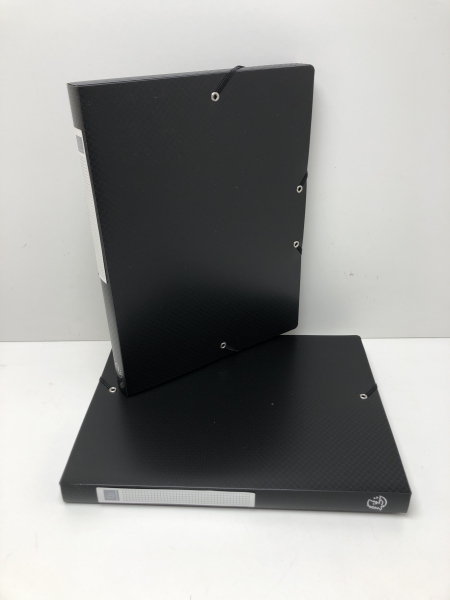 Boite classement élastiques EXACOMPTA noir