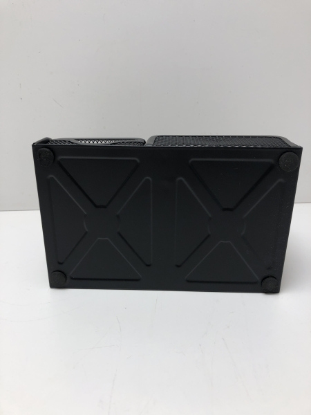 Organisateur de bureau en métal noir - Pot à stylos maille pour rangement bureau