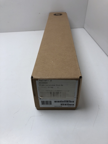 Rouleau de Papier Traceur HP Q1396A Universal Bond - 610 mm x 45.7 m 80g pour Jet d'encre