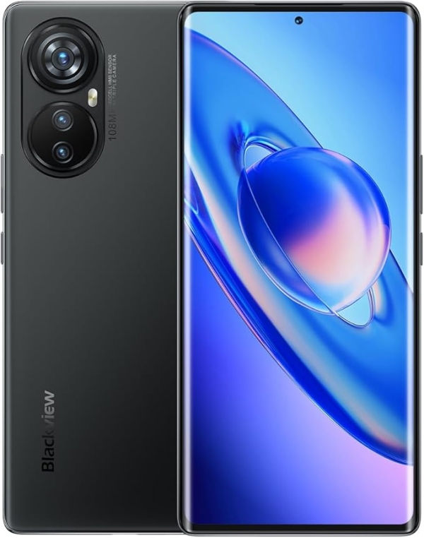 Téléphone Blackview A200 Pro (double Sim - 6.67" - 256 Go, 12 Go Ram) Smartphone Noir