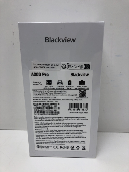 Téléphone Blackview A200 Pro (double Sim - 6.67