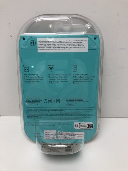 Souris sans fil Logitech M185 - Grise, Connexion sans fil, Compatible PC Mac Linux pour bureautique