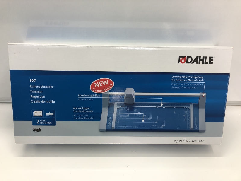 Rogneuse DAHLE 507 Massicot - Format A4 Max - Idéale pour travaux de découpe bureautique et créatifs