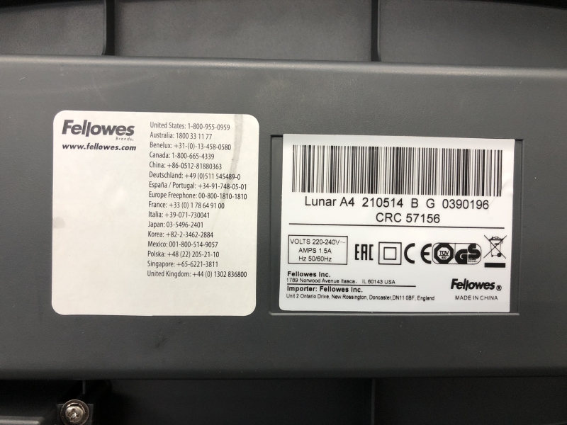 Plastifieuse - FELLOWES - Lunar A4 