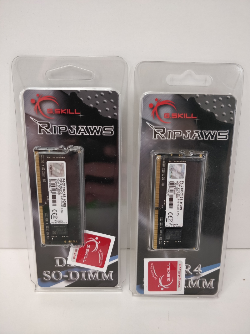 Lot 3 barrettes mémoire DDR4-2133 CL15 SO-DIMM 4Go G-SKILL - Pour ordinateur portable